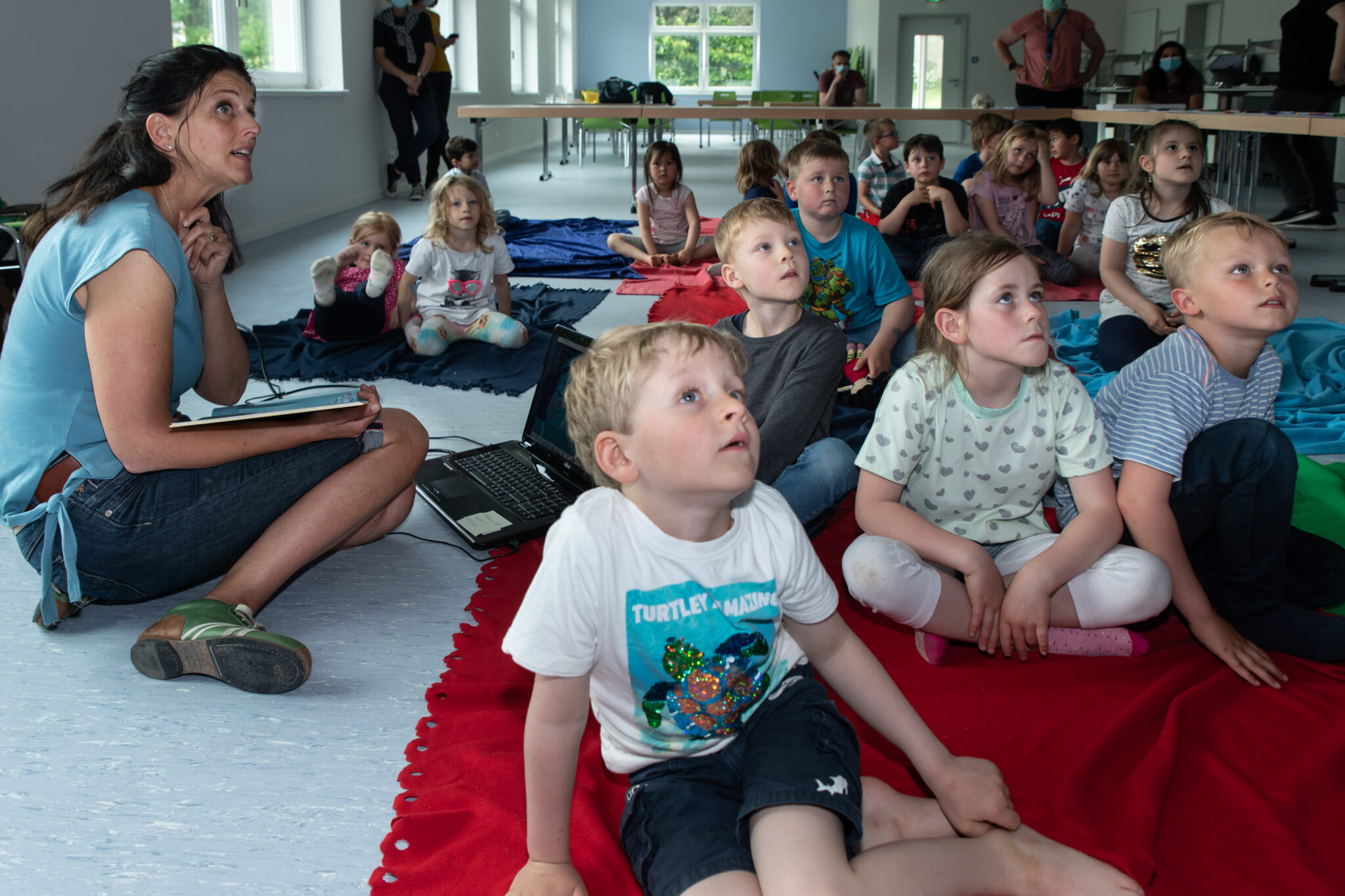 Bilderbuch-Kino in der Kita Rasselbande - Lesefest Preetz
